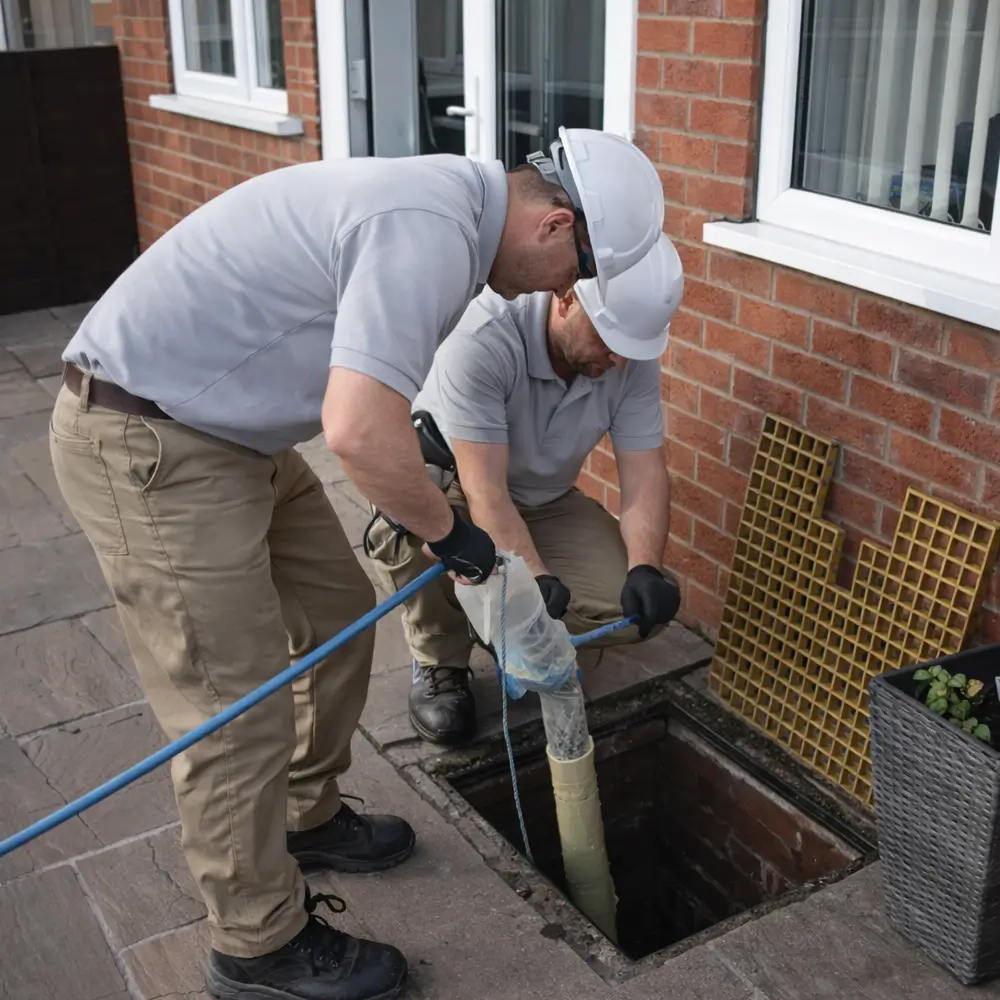 Blocked drain repair service in Cranleigh
